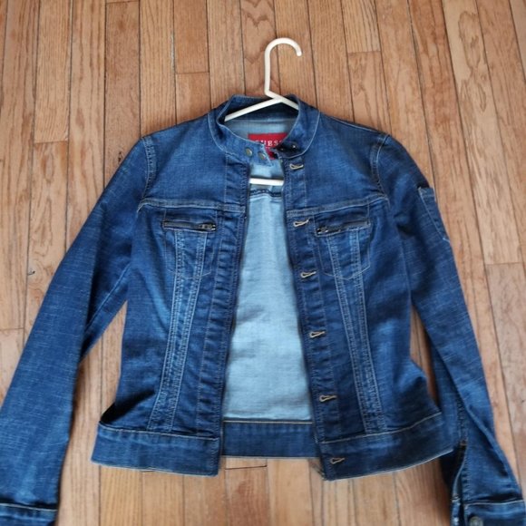 Guess Jackets & Coats Guess Los Angeles Denim Jacket Xs Poshmark